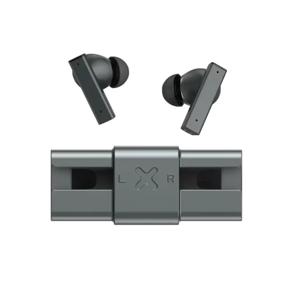 014 Green Lion ZINC Y Metal Earbuds TWS with ANC - Black - Image 1