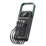 Green Lion Solar Max 30000mAh Powerbank - Black
