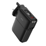 Green Lion Travel Power Bank 10000mAh / Adapter / Holder - Black