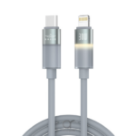 BRAVE BDC-50 FlexCharge Pro 30W USB-C to Lightning Cable Fast Charging - Grey