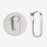 Baseus C-Mic CM10 Smart Unilateral Wireless Earphone For Car - Moon White