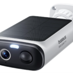 Baseus Solar Security Cameras Wireless Outdoor S1 Lite, 2K QHD Solocam, Continuous Power, Color Night Vision, AI Human Detection, IP67, No Monthly Fee, Local Storage, Works with Alexa & Google Home