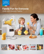 ⁦BRAVE ChillStream 1.8L Soft Serve Ice Cream & Slushie Machine | 8-Mode Frozen Drink Maker with Keep-Cool Function | No Ice Needed | LED Touch, Self-Cleaning | ECAS Certified - White BSM-01⁩ - الصورة ⁦4⁩
