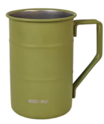 ⁦Green Lion V-60 Pro Coffee Maker Set with Gooseneck Kettle, 100 Paper Filters, Precision Scale , Pour-Over Dripper, Adjustable Grinder, 2 Stainless, Steel Cups, Travel Case - Green⁩ - الصورة ⁦4⁩